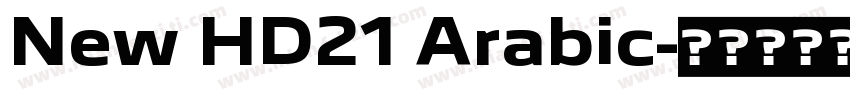 New HD21 Arabic字体转换